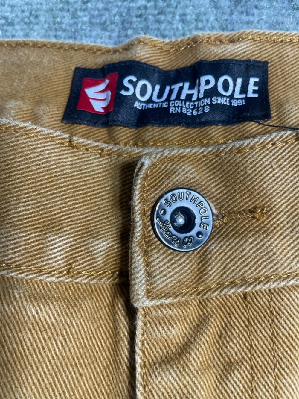 South‎ Pole Men's Tan Ribbed-Knee Chino Pants - Picture 5 of 14